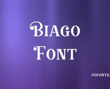 Biago Font