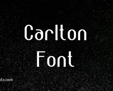 Carlton Font