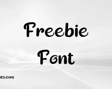 Freebie Font