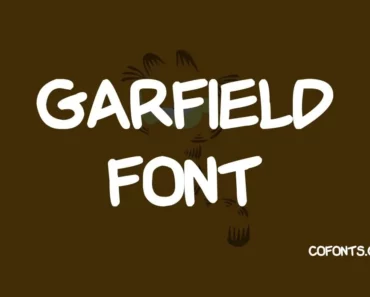 Garfield Font