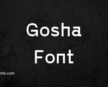 Gosha Font