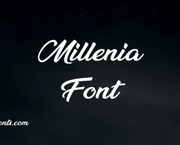 Millenia Font