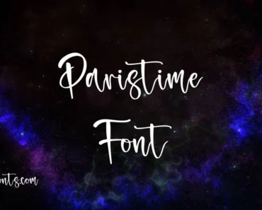 Paristime Font