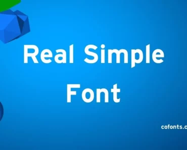 Real Simple Font