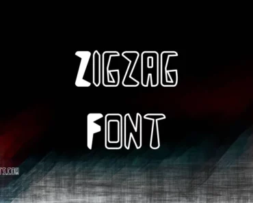 Zigzag Font