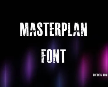 Masterplan Font