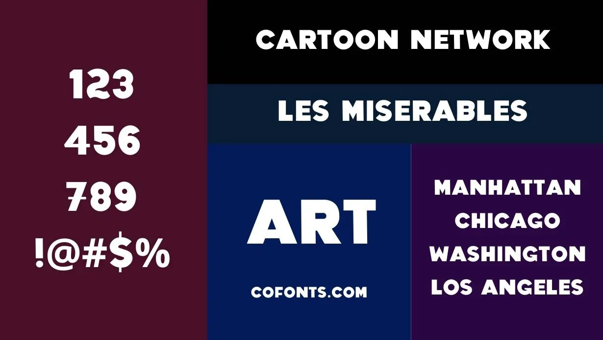 Cartoon Network Font Family View