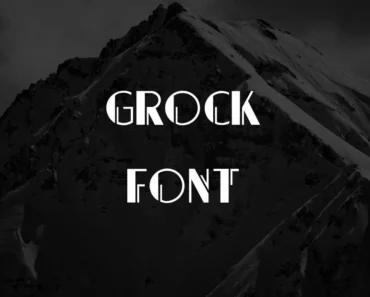 Grock Font