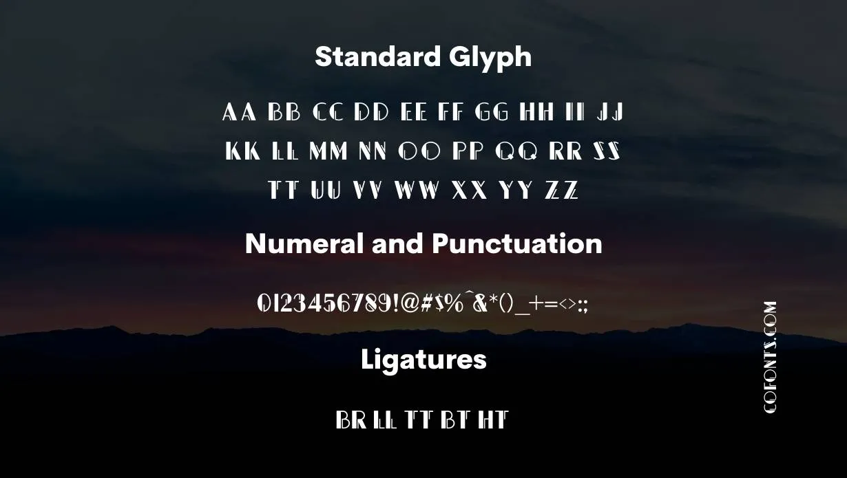 Grock Font Family View