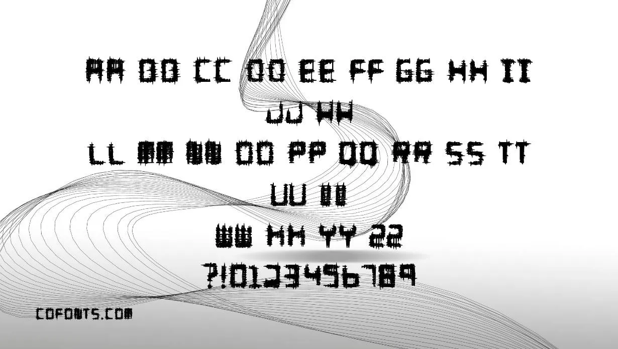 Melee Font Family View