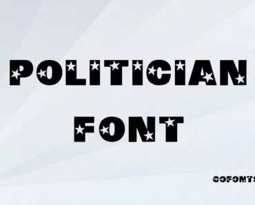 Politician Font