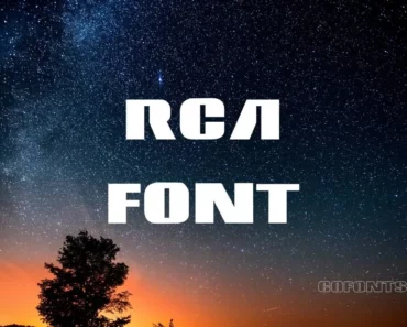 RCA Font