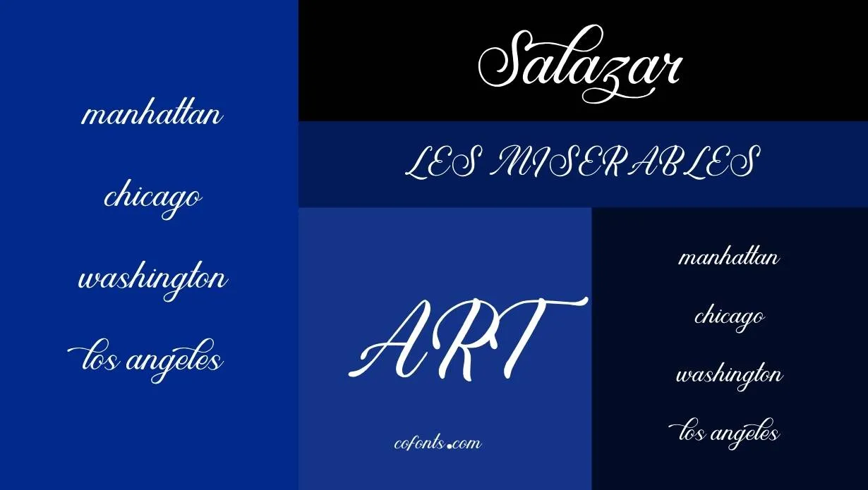 Salazar Font Family View