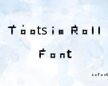 Tootsie Roll Font