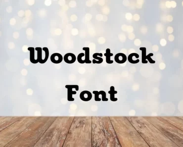 Woodstock Font
