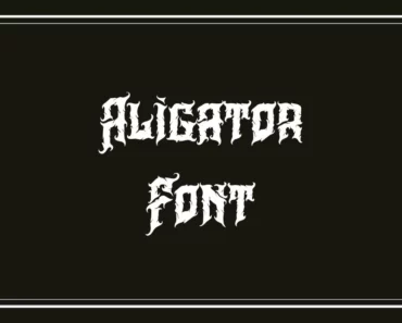 Aligator Font