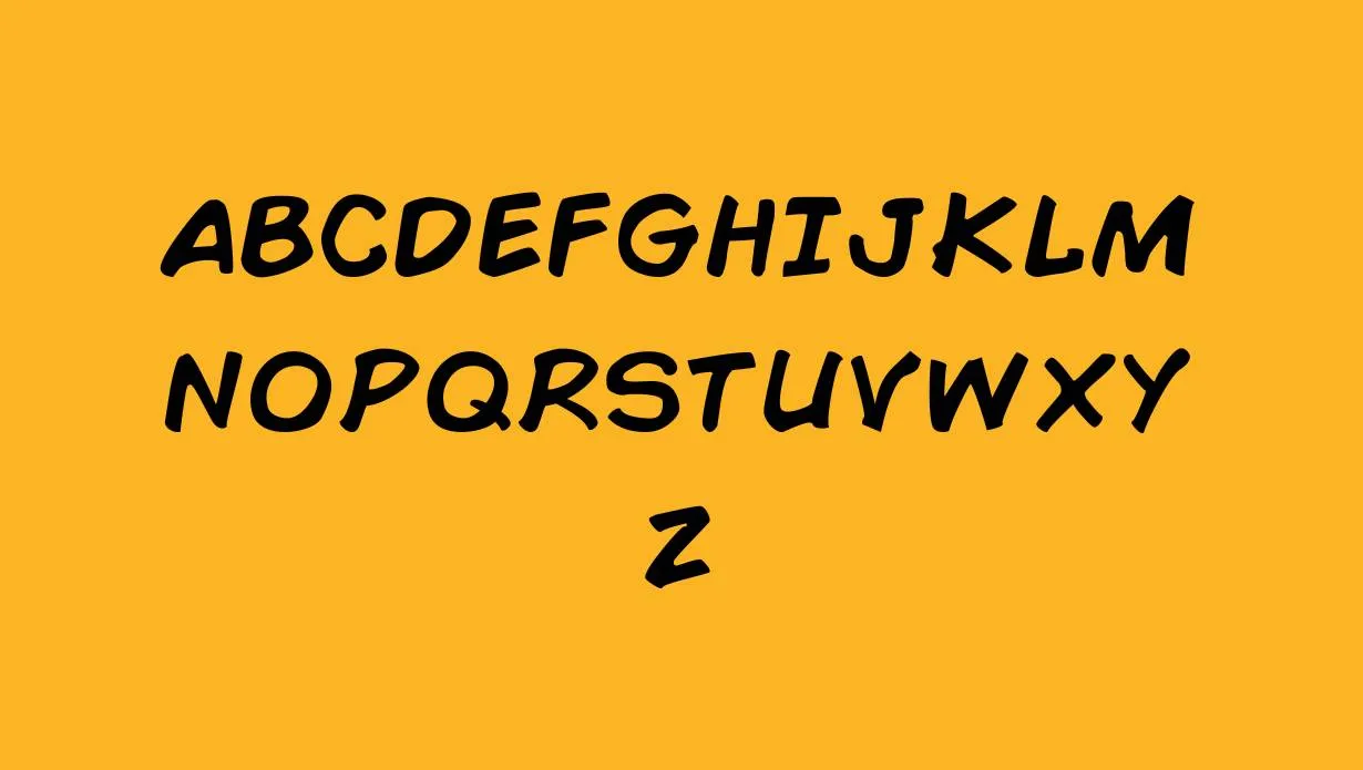 Comic Book Font