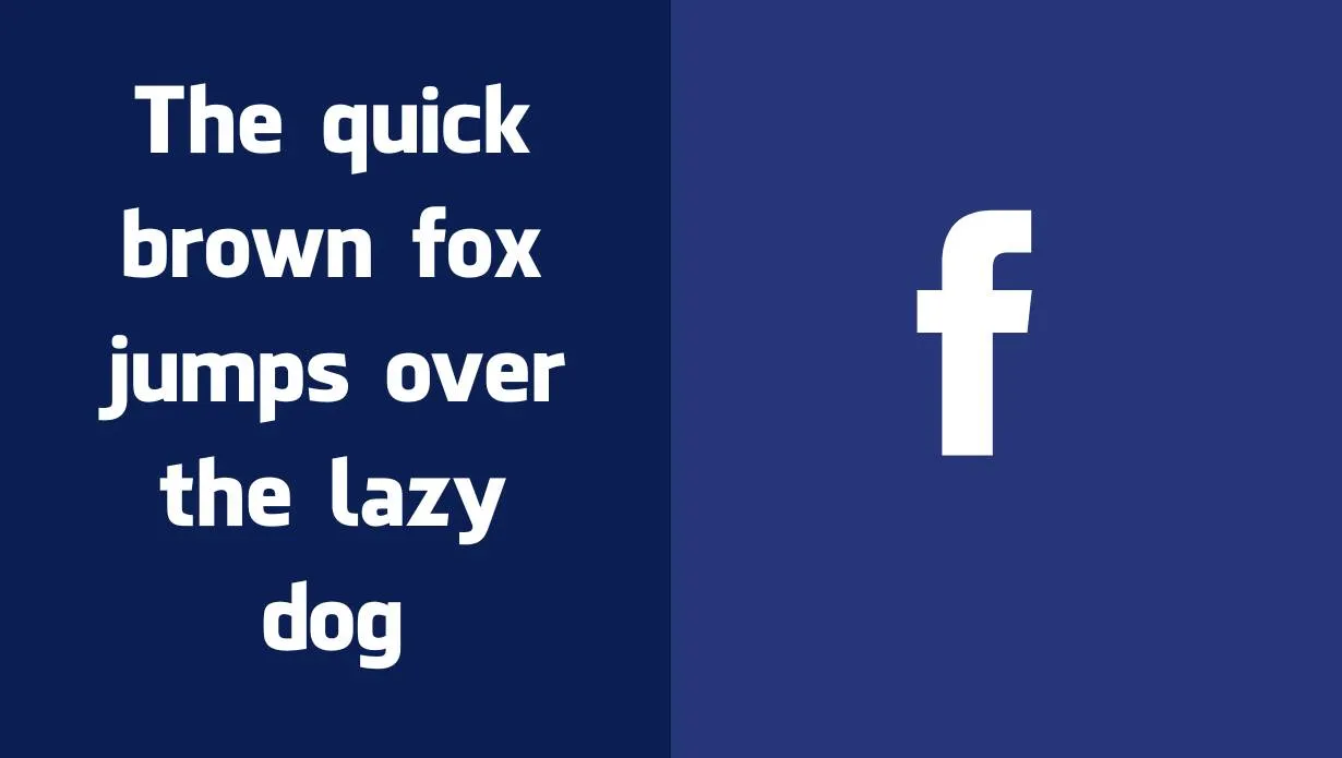 Facebook Font Family View
