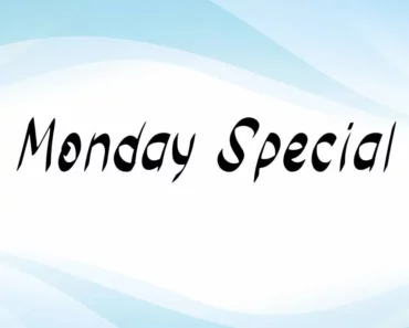 Monday Special Font